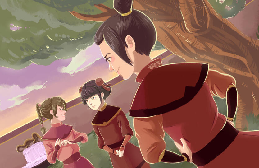 Princess Azula and her new friends