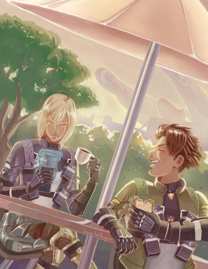 Irina and Gwen from Xenoblade Chronicles X